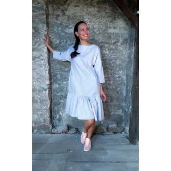 Plissé ruha - rakott aljú rövid ruha