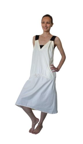City dress - aszimmetrikus aljú pántos ruha