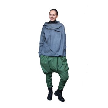   Chaos Szett - Női Ejtett Ülepű Nadrág és Átlapolt Felső